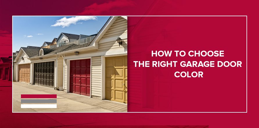 How to choose the right garage door color for my home? 2