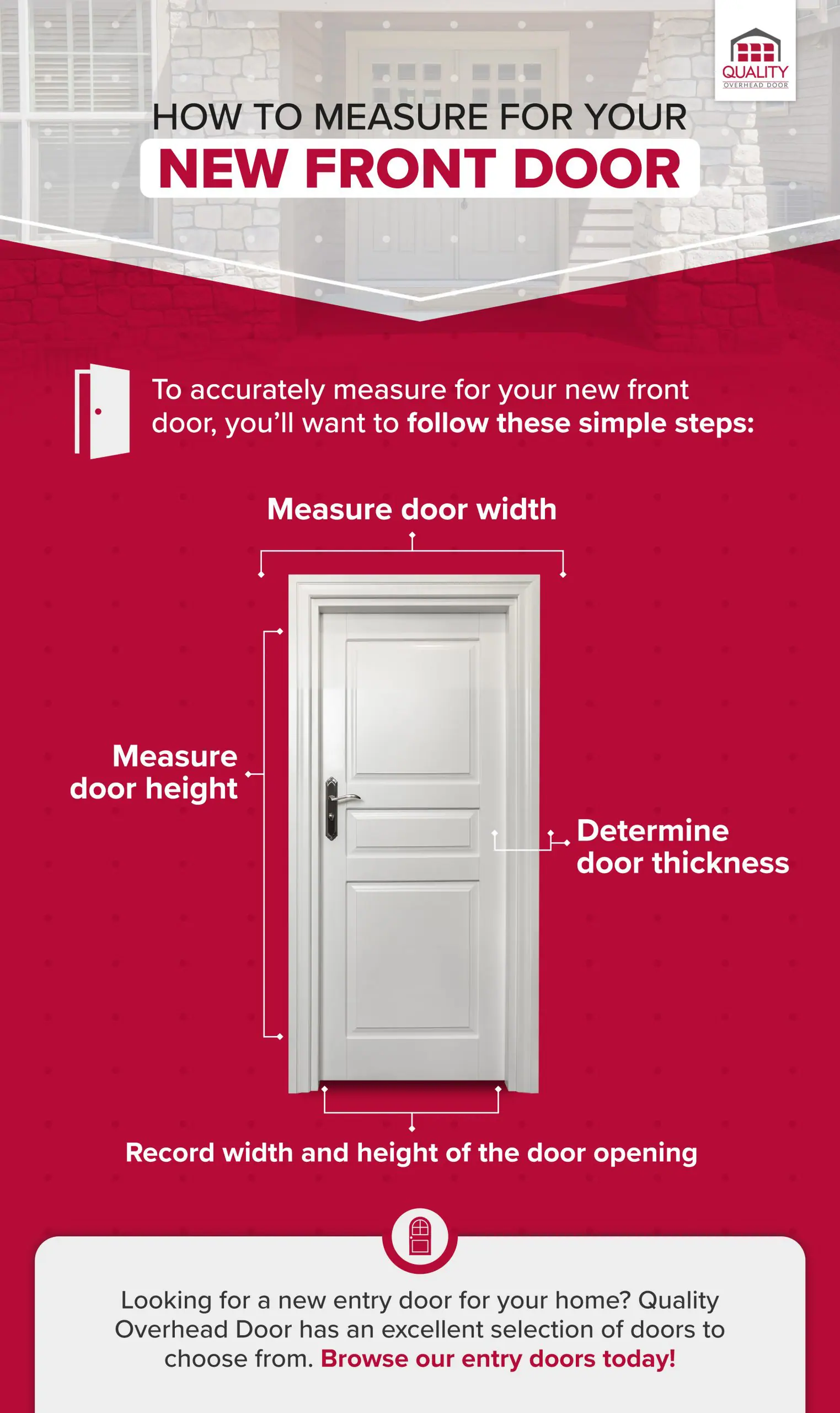 How to measure for your new front door