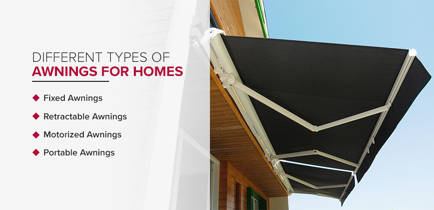 Different Types of Awnings for Homes