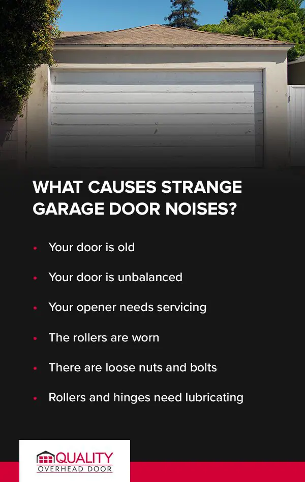 What Causes Strange Garage Door Noises?